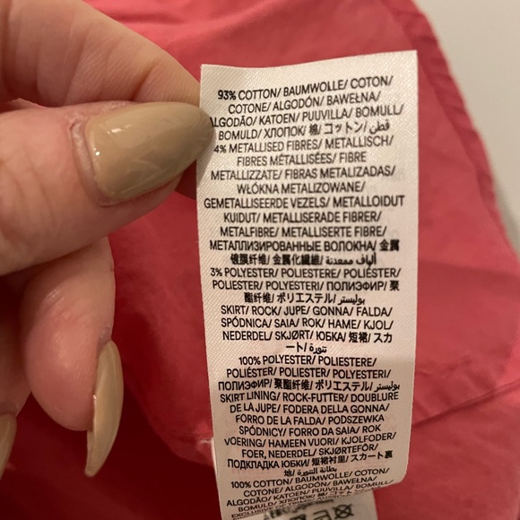 Mini Boden Mauve Pink and Gold Striped Tulle Dress, Size 5-6 - Picture 7 of 7